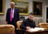 Трамп призвал Зеленского принять условия Путина или быть «уничтоженным» Россией