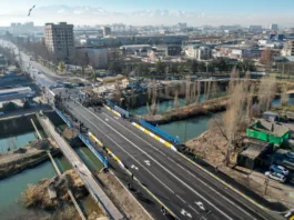 Бишкек: Мост на улице Ауэзова досрочно завершен и открыт для движения