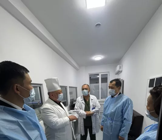 Глава Минздрава КР проверил работу ряда больниц Бишкека, куда чаще всего обращаются родители с детьми с ОРВИ и гриппом