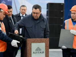 Садыр Жапаров дал старт проекту строительства городка «Алтай» в Бишкеке