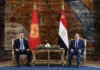 Садыр Жапаров провел переговоры с президентом Египта