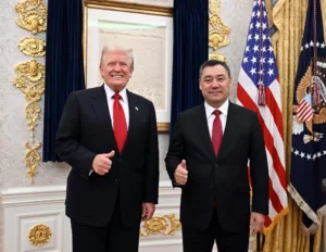 Садыр Жапаров и Трамп