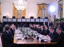 Садыр Жапаров принял участие в саммите «Центральная Азия — США» (С5+1) в Вашингтоне