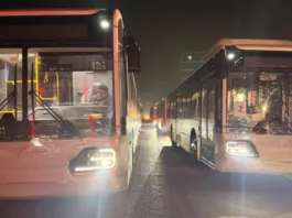 Первая партия новых автобусов из Китая прибыла в город Бишкек