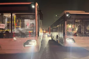 Первая партия новых автобусов из Китая прибыла в город Бишкек Первая партия новых автобусов из Китая прибыла в город Бишкек