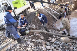 ремонт водовода в Бишкеке