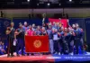 Сборная Кыргызстана заняла 1-е место на Открытом чемпионате Европы по мас-рестлингу