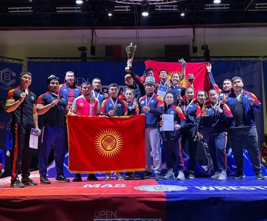 Сборная Кыргызстана заняла 1-е место на Открытом чемпионате Европы по мас-рестлингу