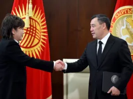 Садыр Жапаров принял омбудсмена Джамилю Джаманбаеву