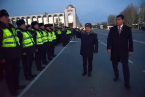 инструктаж Бишкекской милиции