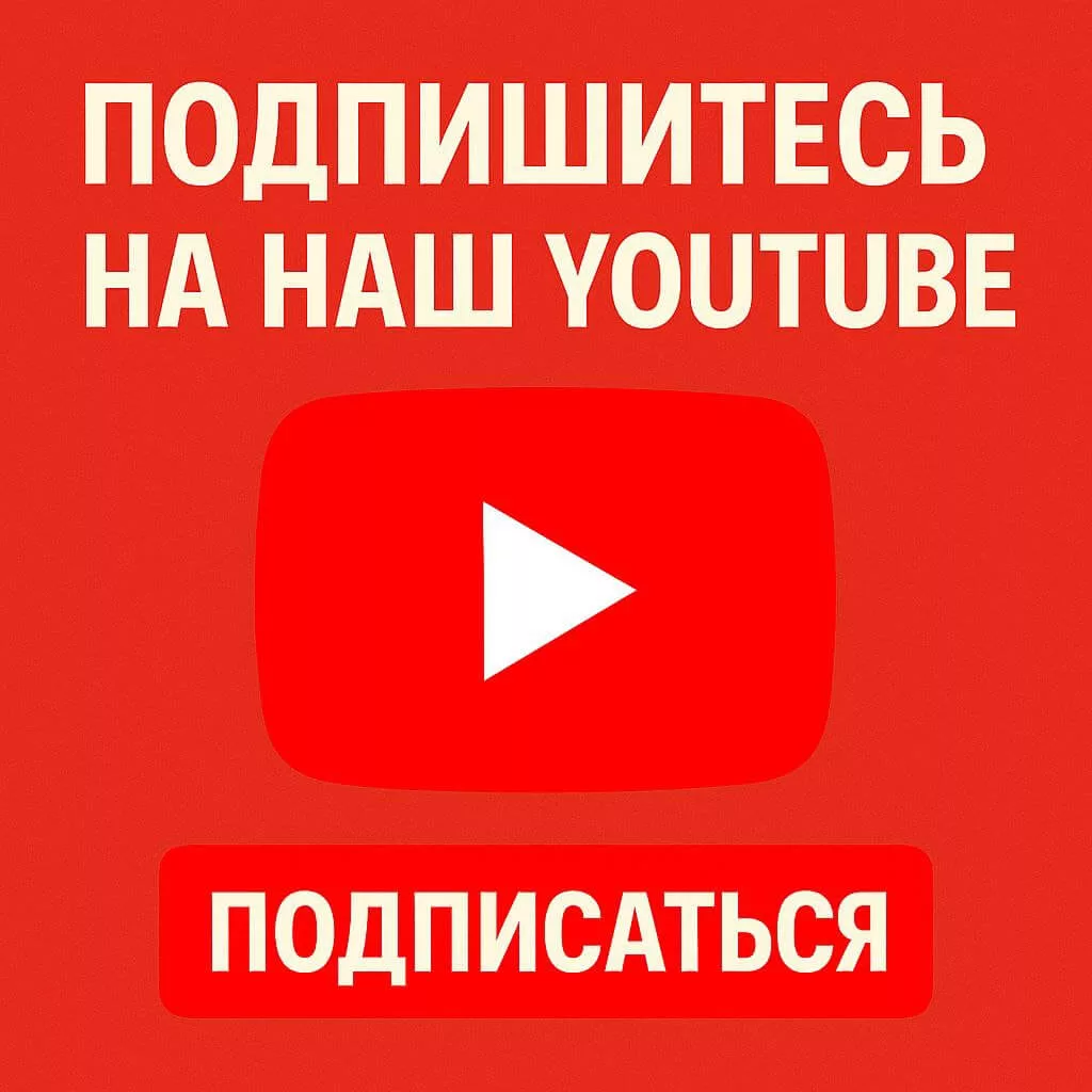 Подпишитесь на наш YouTube