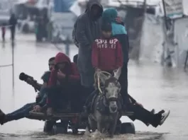 Жители Газы, вынужденные покинуть свои дома из-за урагана, столкнулись с катастрофой, практически не имея ничего