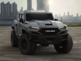 Настоящий американский Tank, а не какой-нибудь китайский. Представлен бронированный Rezvani Tank 2026