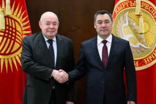 Садыр Жапаров принял спецпредставителя президента России  Михаила Швыдкого