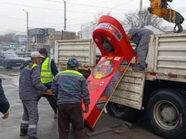 В Бишкеке демонтируют силомеры