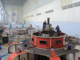 На Уч-Курганской ГЭС продолжается параллельная реконструкция гидроагрегатов №1 и №2