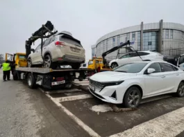 В Бишкеке прошел масштабный рейд по незаконной парковке