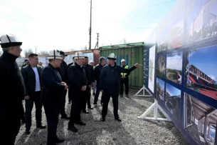 Адылбек Касымалиев ознакомился с ходом строительства ряда социальных объектов в Таласской области