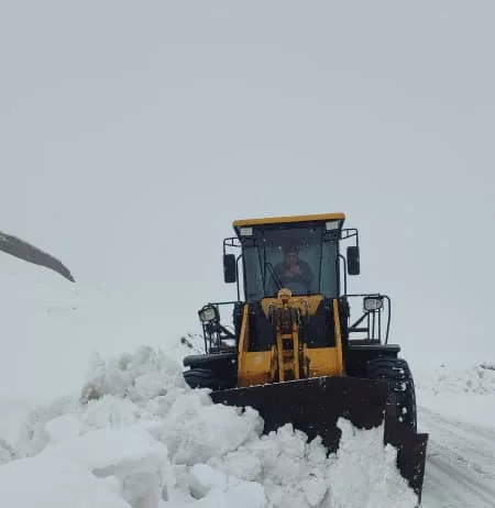 На 304 км автодороги Бишкек-Нарын-Торугарт сошла снежная лавина