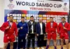 Сборная Кыргызстана по самбо завоевала призовые места на Кубке мира в Армении