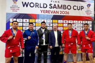 Сборная Кыргызстана по самбо завоевала призовые места на Кубке мира в Армении
