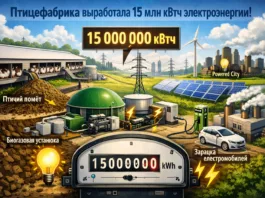Казахстанская птицефабрика из помёта выработала 15 млн кВтч электроэнергии
