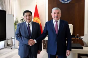 Адылбек Касымалиев встретился с послом Монголии в Кыргызстане