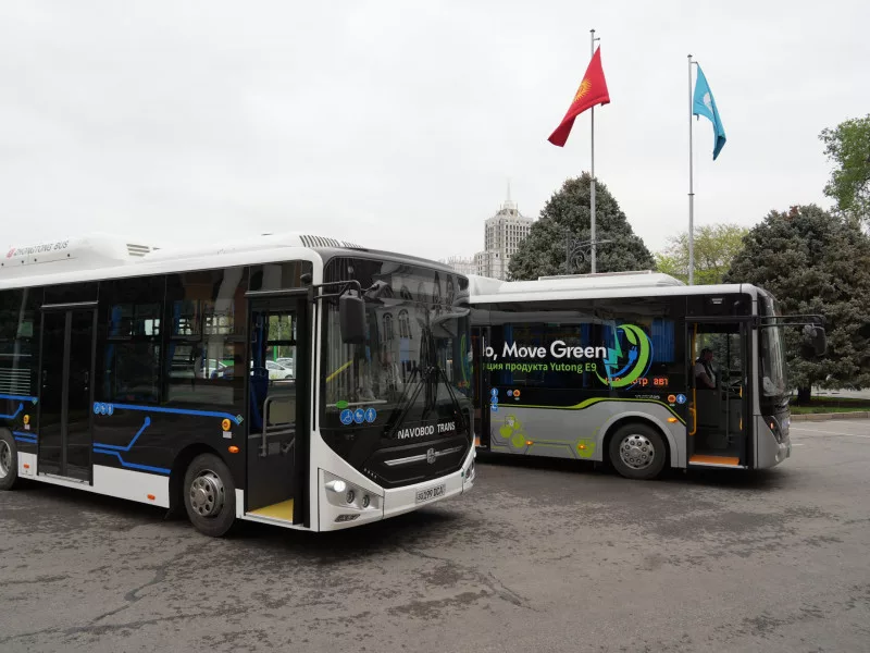 В Бишкеке представили новые образцы автобусов для жилмассивов