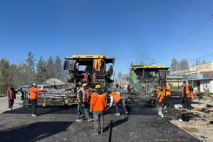 Реконструкция дороги Корумду – Балбай Баатыр: выполнено 62% работ