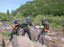 В Чункурчаке прошёл чемпионат Кыргызстана по спортивному туризму на горных дистанциях
