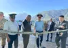 В Баткенской области открыли новый пограничный пост на границе с Узбекистаном