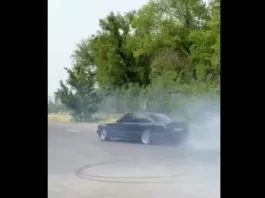 Дрифт на BMW: Водителя задержали, автомашина на штрафстоянке