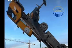 В Бишкеке на стройке опрокинулся автокран. Минстрой принял меры, объект восстановлен