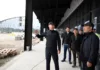 Садыр Жапаров проинспектировал строительство нового автовокзала Бишкека