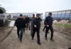 Садыр Жапаров ознакомился с ходом строительства нового Ошского базара