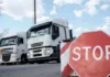 В Бишкеке действуют временные ограничения для грузового транспорт