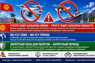 В Бишкеке, Чуйской и Иссык-Кульской областях запретят полёты дронов и малой авиации при проведении крупных международных мероприятий