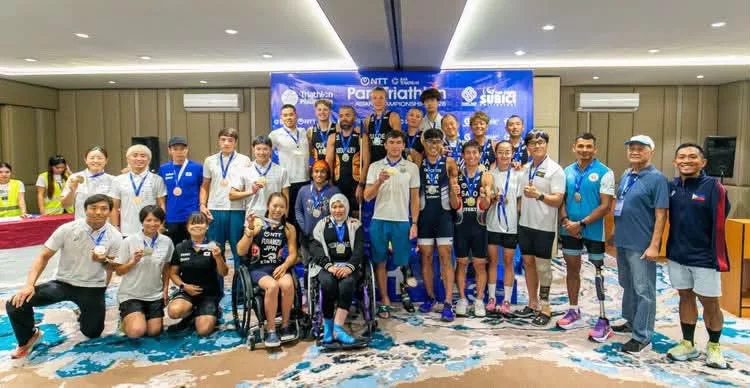 Kyrgyzstan wins three medals at the Asian para-triathlon championships