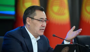 Садыр Жапаров в майлу-суу