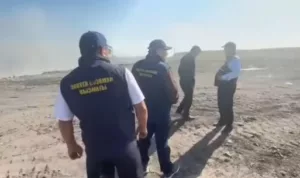 пожар на полигоне