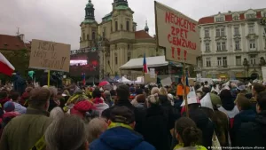 прага акции протестов