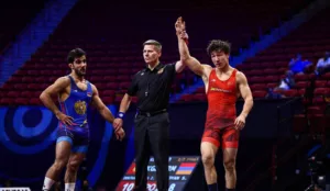 61kg FS - Iukhan Dokturbek Uulu (KGZ) df. Sargis Begoyan (ARM)